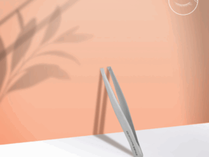 Pince à épiler pour sourcils BEAUTY & CARE 10 TYPE 3 (Bords larges Chanfreinés)