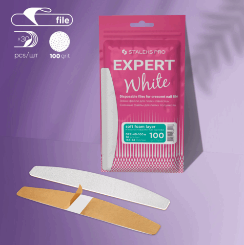 Embouts Interchangeables pour Lime « Croissant » à base souple EXPERT 40 (30 PCS)