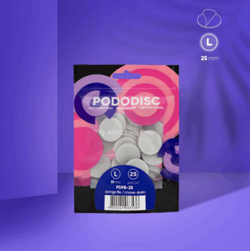 Embouts-Éponges interchangeables pour Disque Pédicure PODODISC STALEKS PRO L (25PCS)