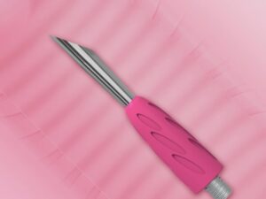 Partie de travail du pousse-cuticules Combo UNIQ 12 Pousses-cuticules Biseauté