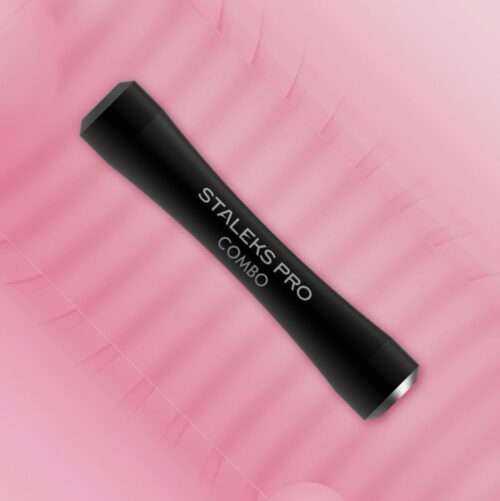 Poignée noire du Pousse-cuticules COMBO UNIQ 10B pour parties de travail interchangeables