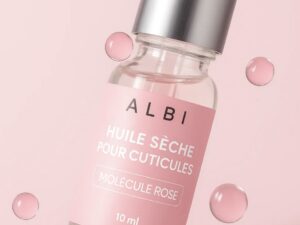 Huile sèche pour cuticules à la Rose Albi